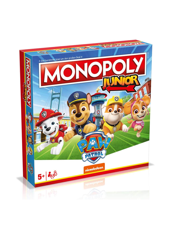 Winning Moves Monopoly Junior - Paw Patrol Gesellschaftsspiel Brettspiel Spiel in bunt günstig kaufen onesize