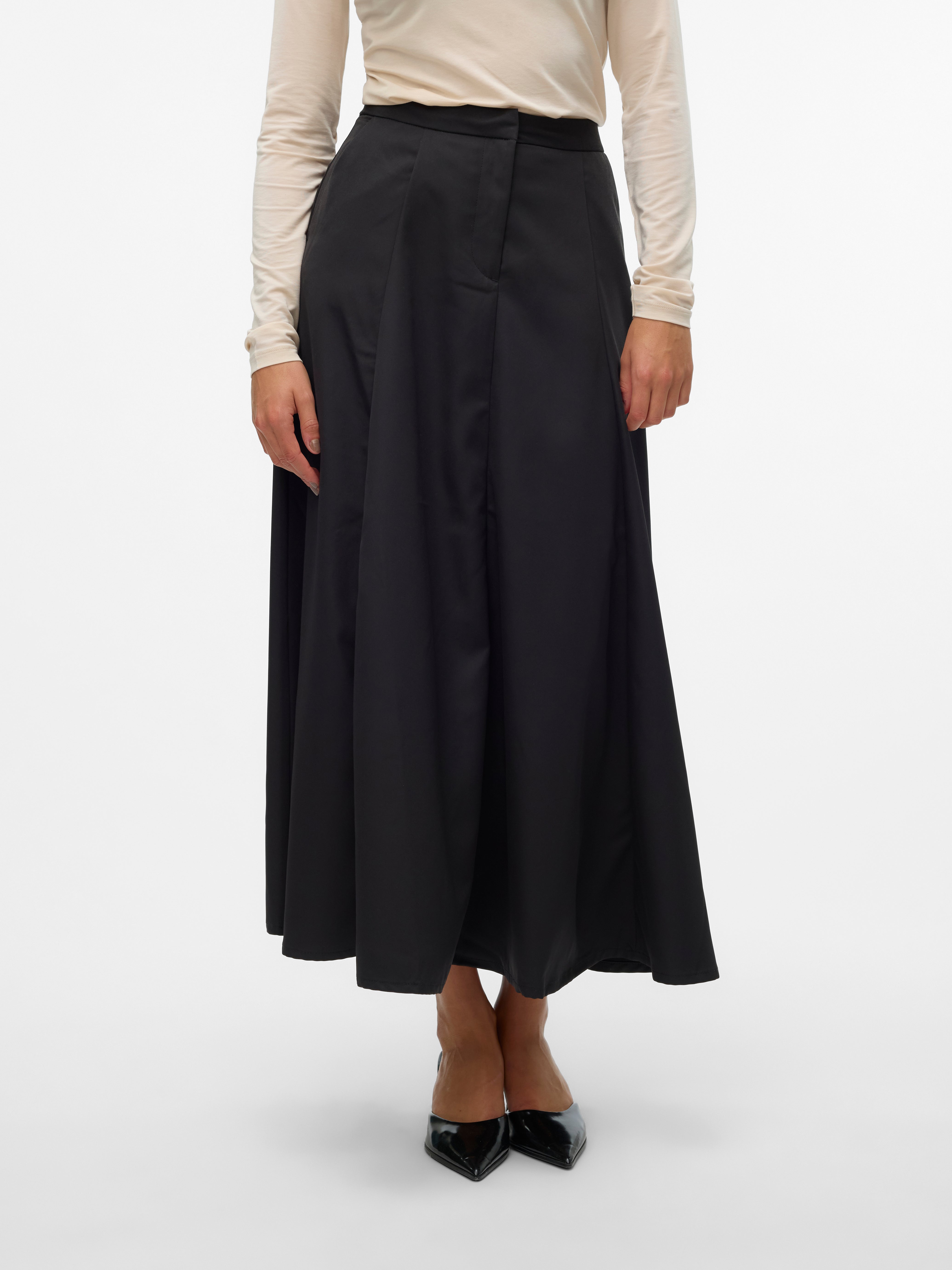 VMTARA Hohe Taille Langer Rock