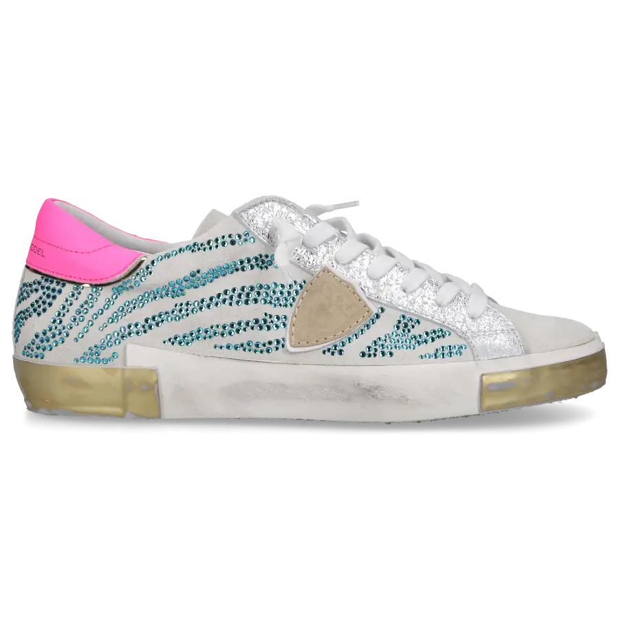 Philippe Model - Sneaker low PRSX Veloursleder - grau