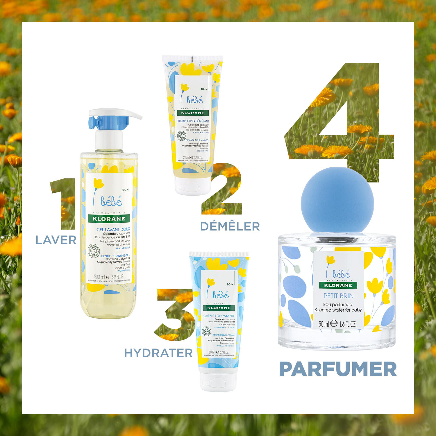 Klorane Eau Parfumée Bébé Petit Brin 50 ml