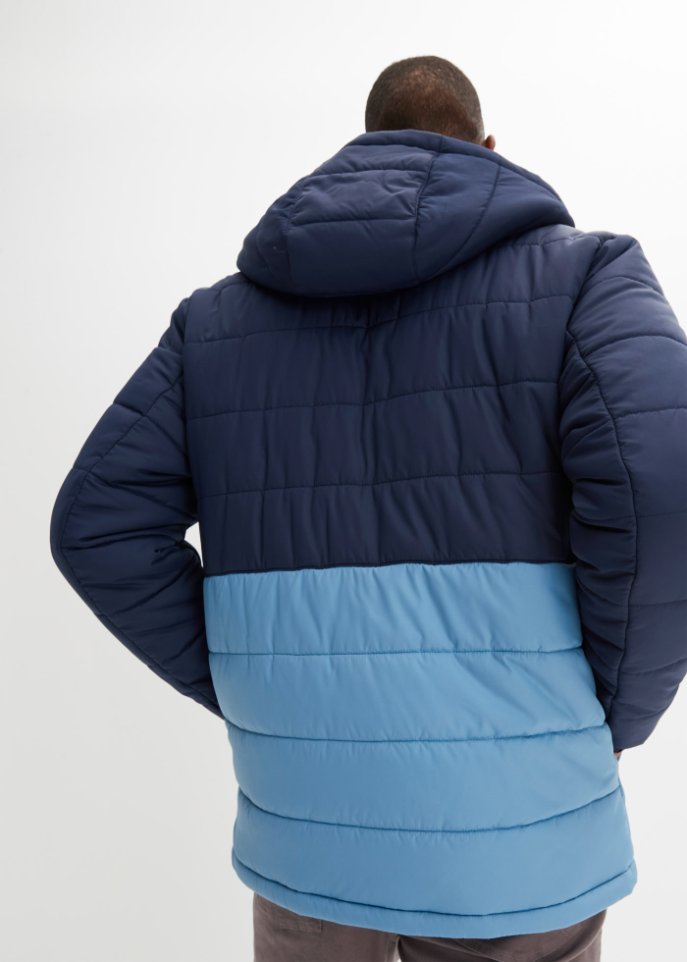 Steppjacke mit Kapuze aus recyceltem Polyester