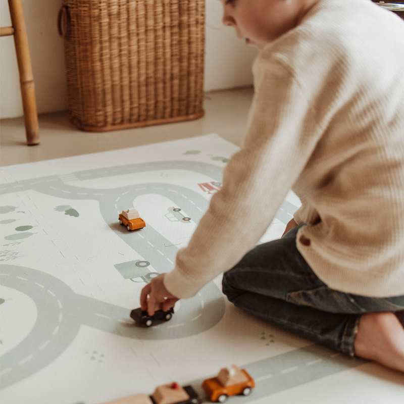 Tapis de jeu puzzle route Play and go