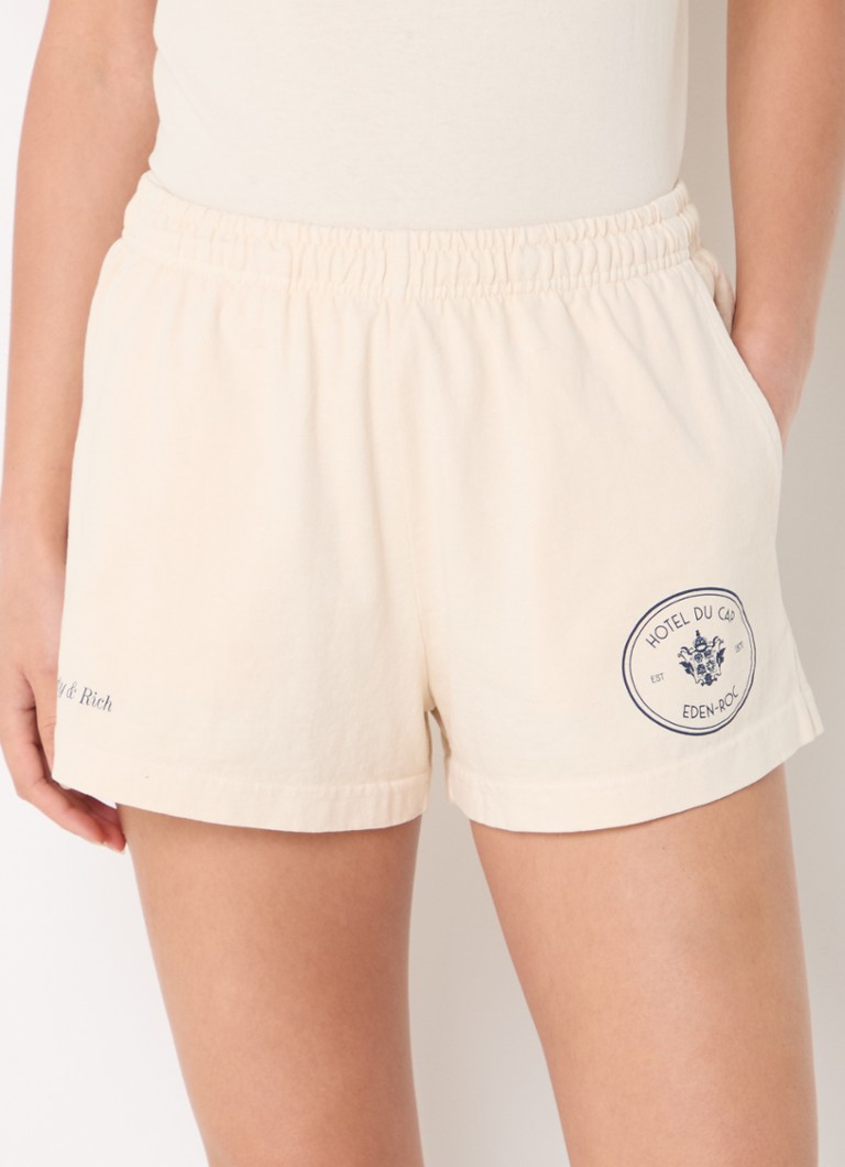 Sporty & Rich Mid-waist jogging shorts with side pockets