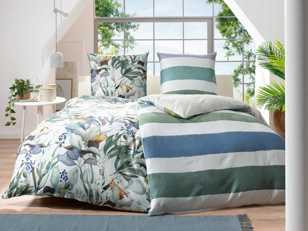 Bettwäsche Birds multi
