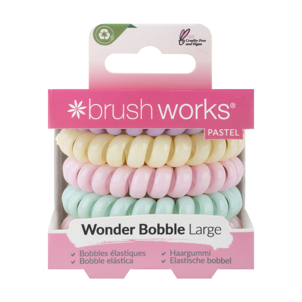 Brushworks Packs de 5 élastiques à cheveux Pastel Elastique cheveux