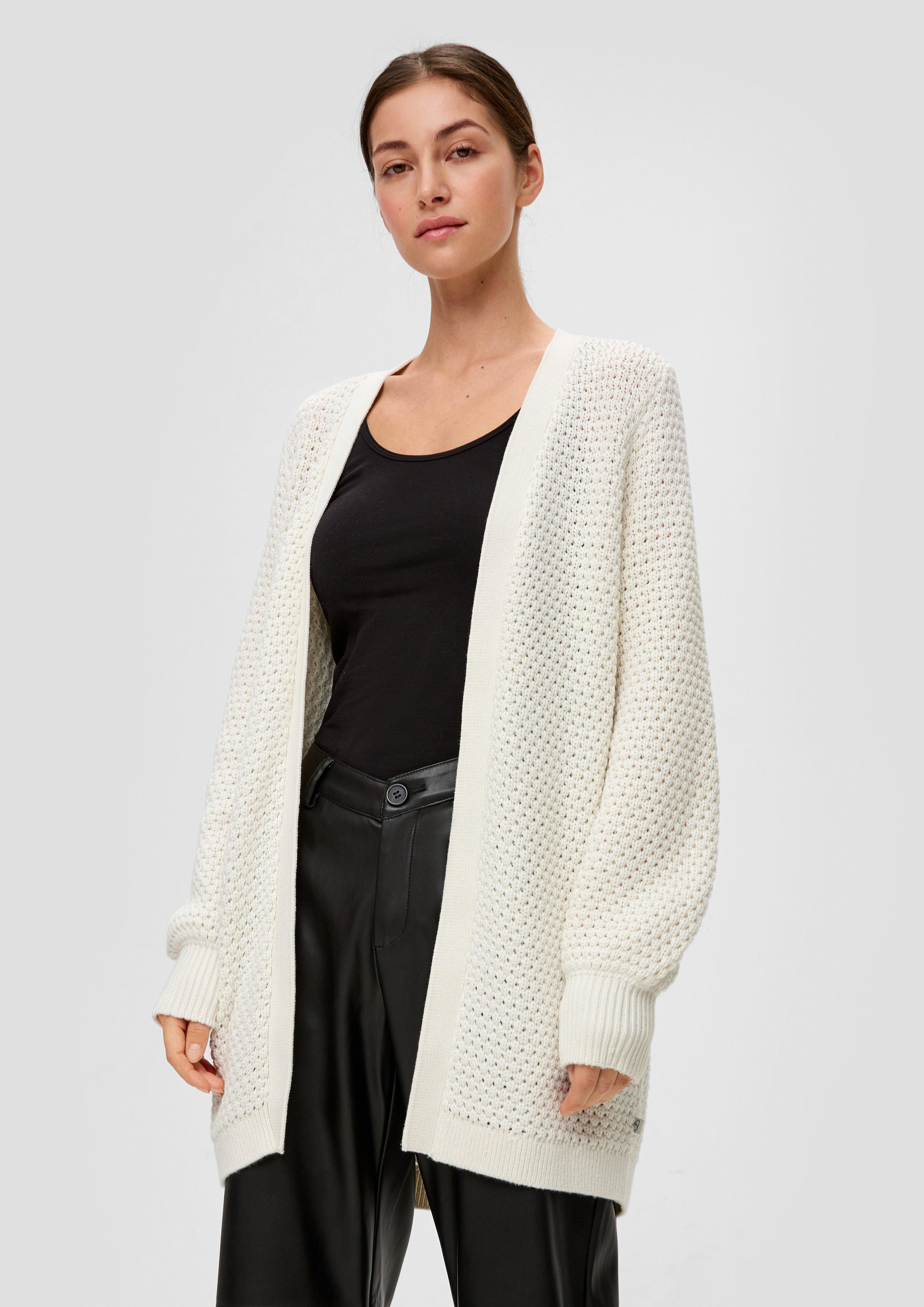 Weiche Strickjacke aus Baumwollmix  2138023-0200