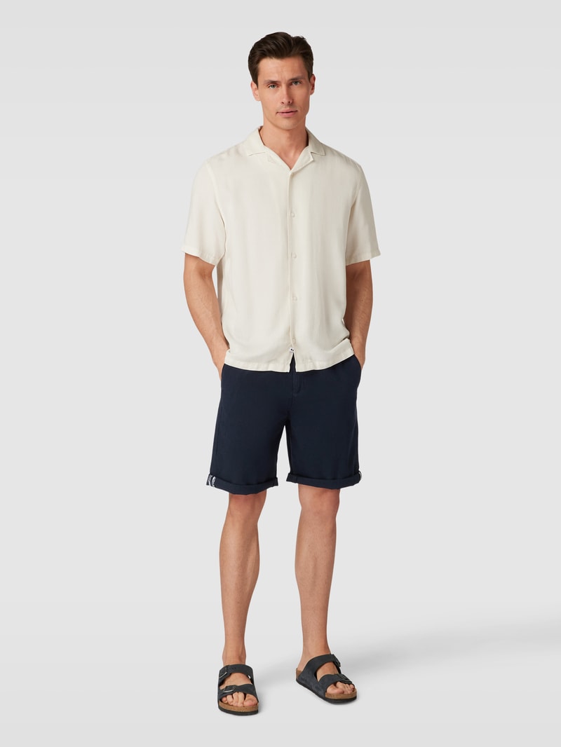 Bermudas mit Tunnelzug in marineblau