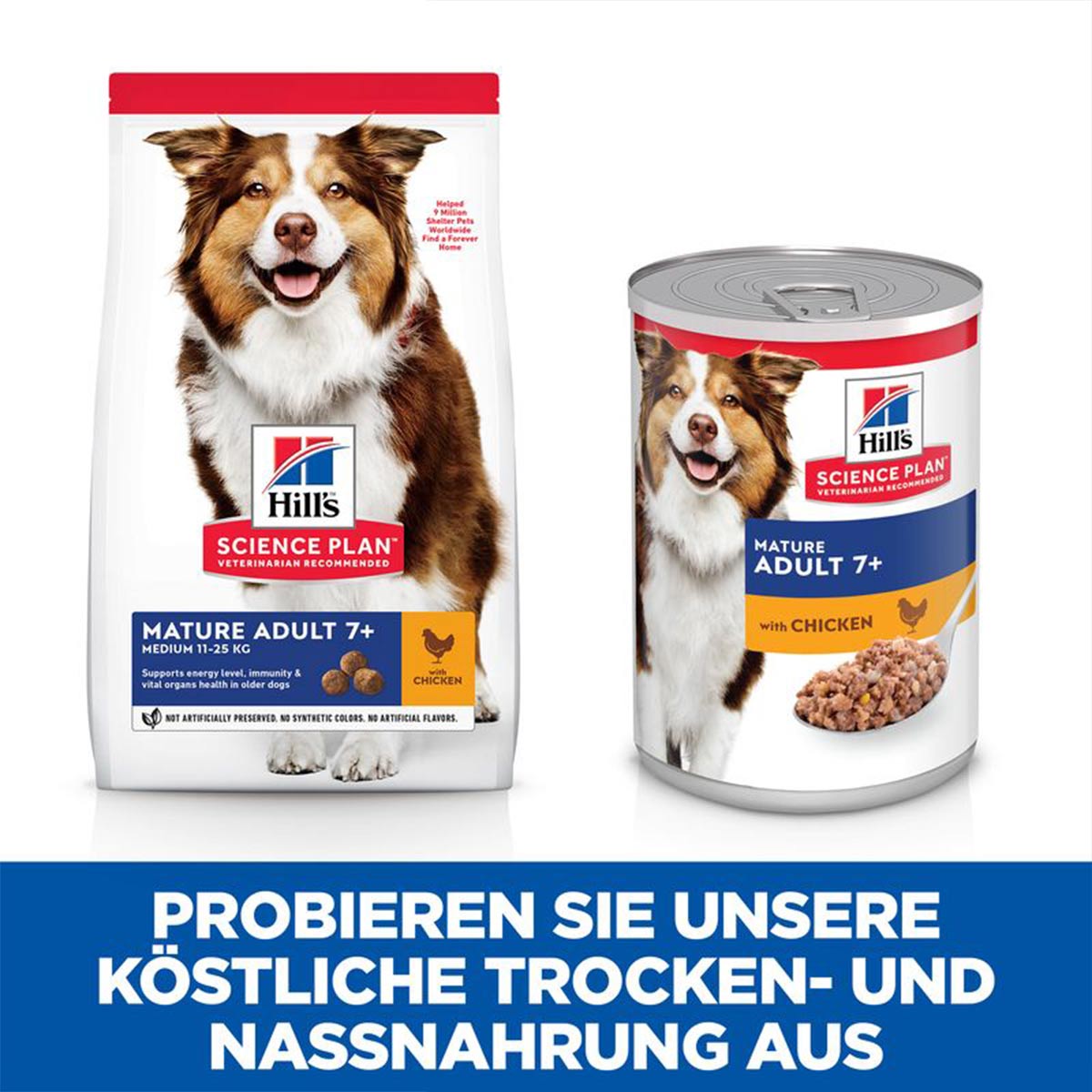 Hill's Science Plan Hund Medium Mature Adult 7+ Huhn 14kg