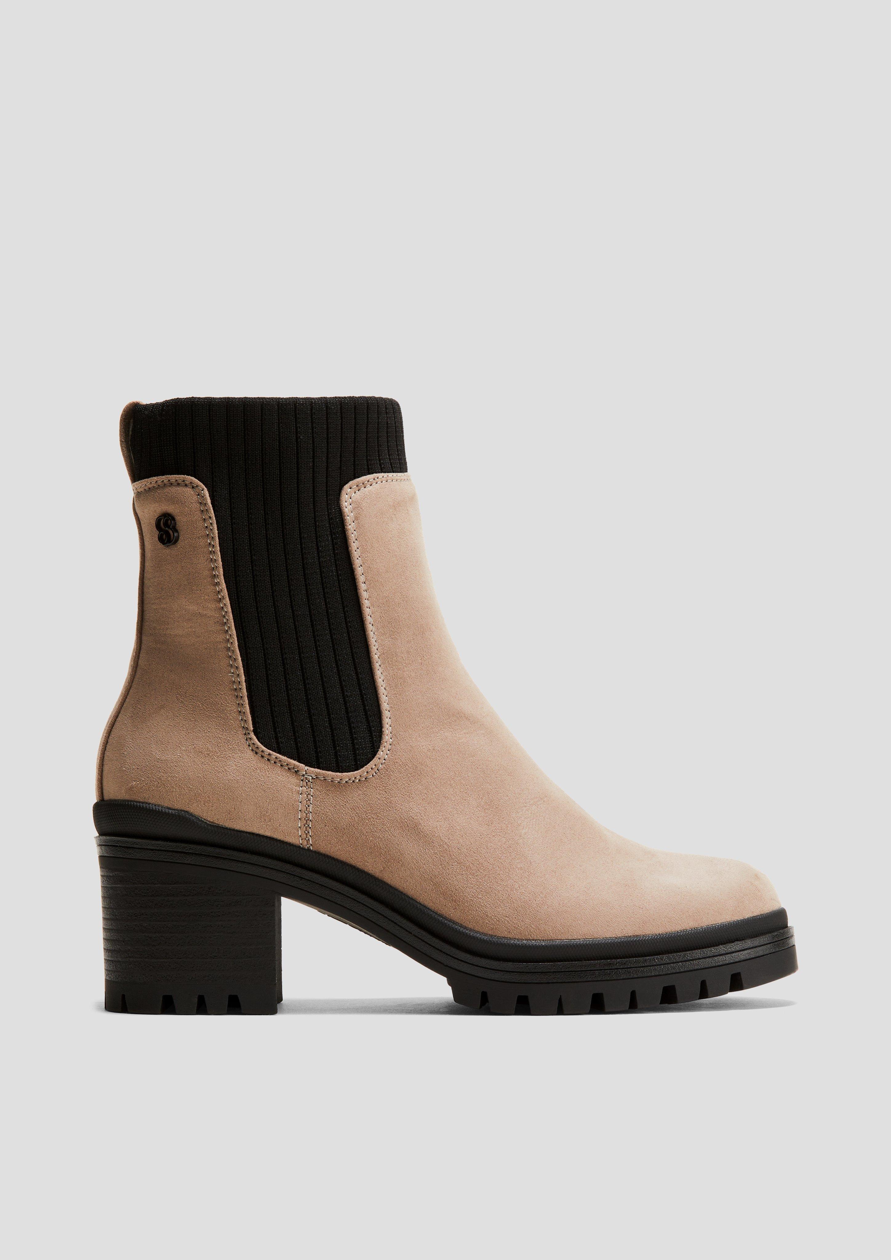 Stiefeletten mit Blockabsatz  6008340-341