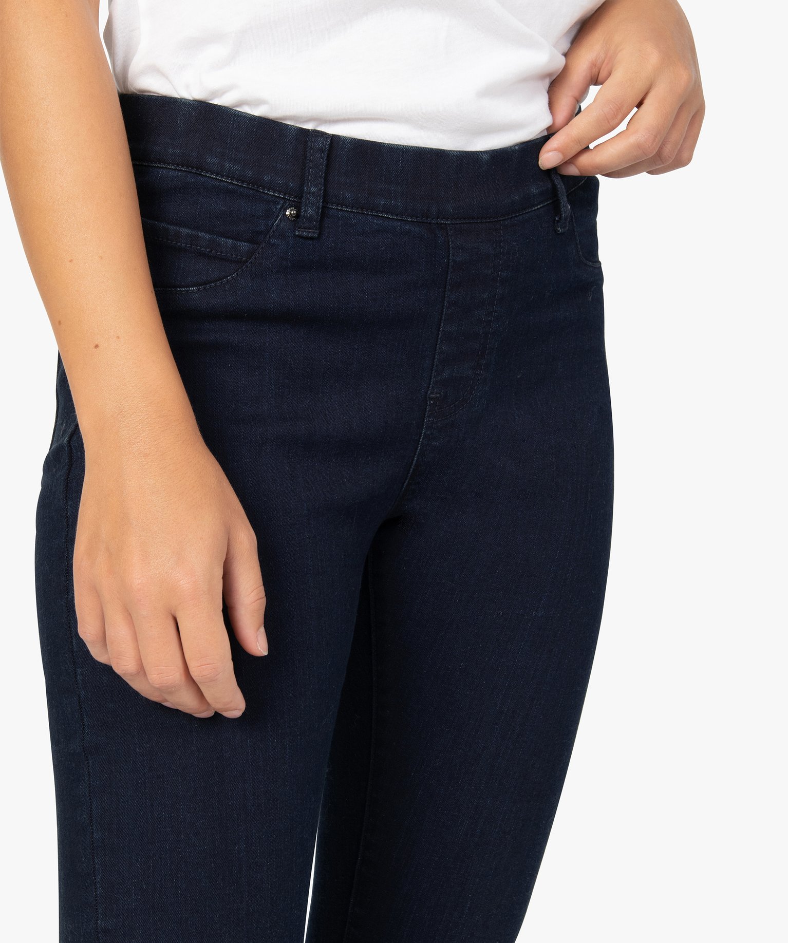 Jegging femme taille normale blue black | GEMO