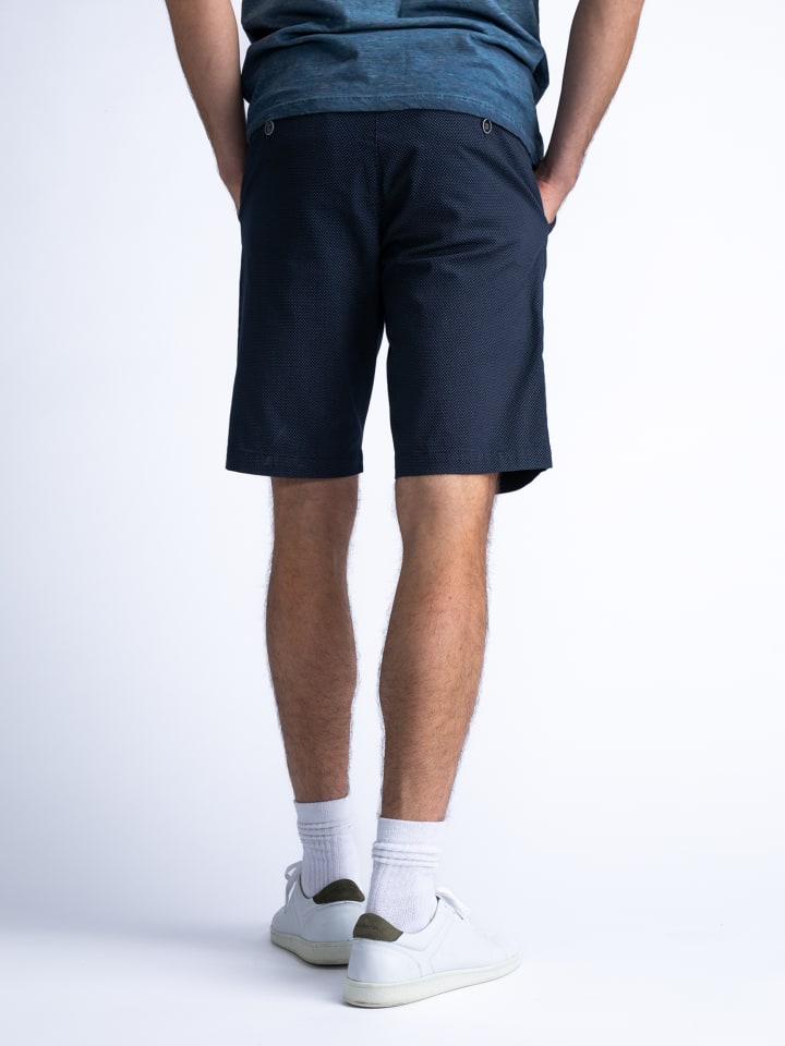 Petrol Industries Chino-Shorts mit Gürtel Breezeify in Blau günstig kaufen