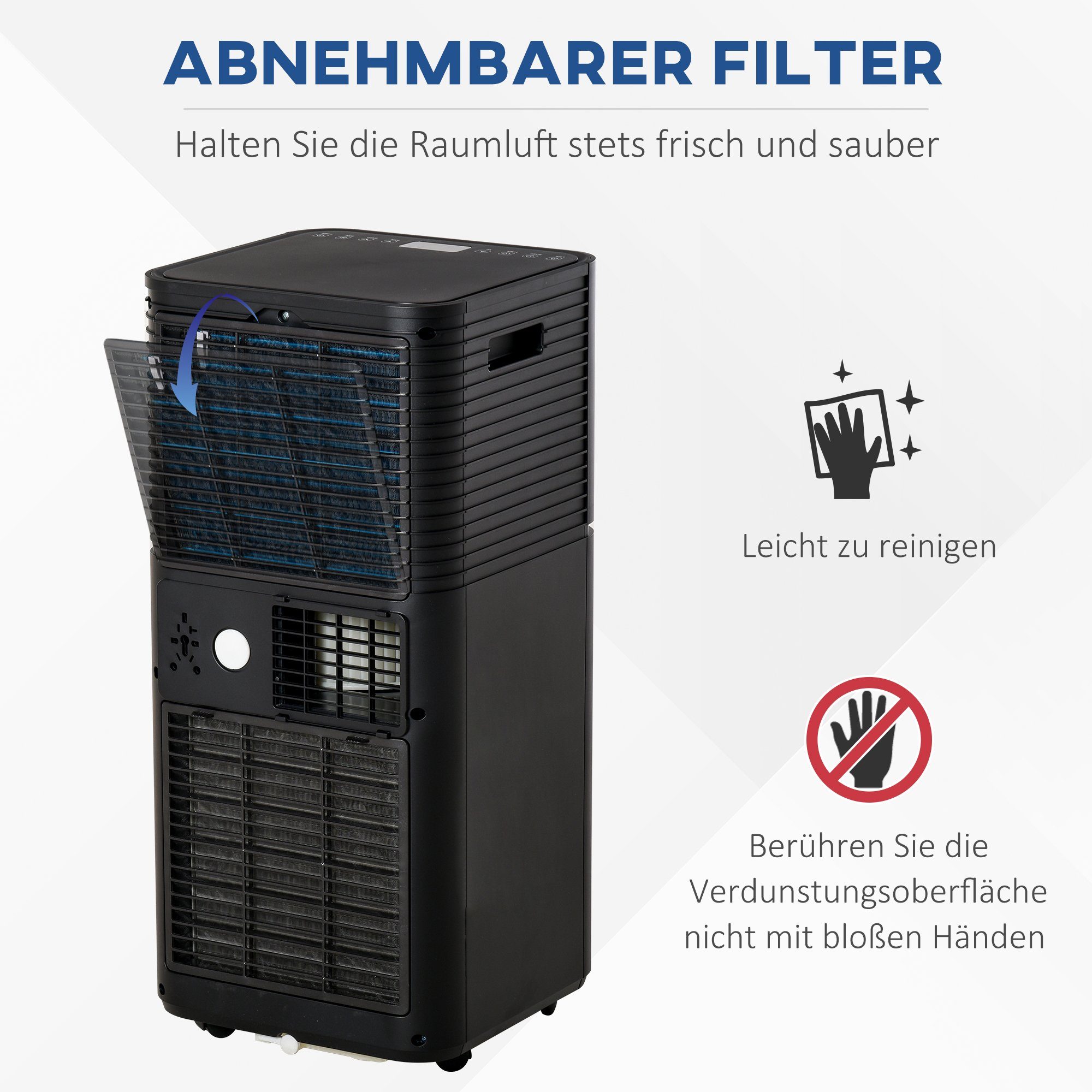 HOMCOM 4-in-1-Klimagerät 823-010V91