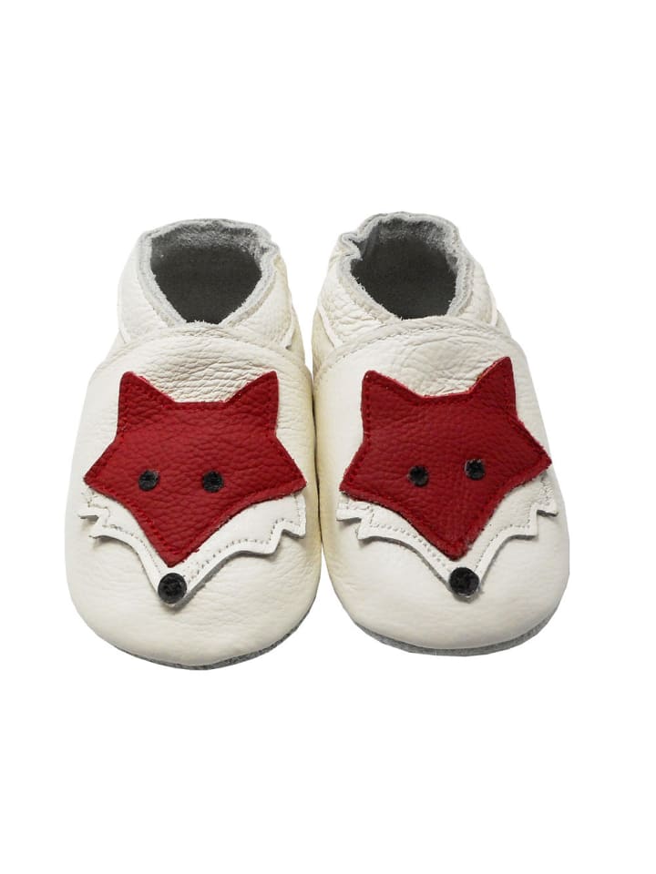 Yalion Leder-Krabbelschuhe 