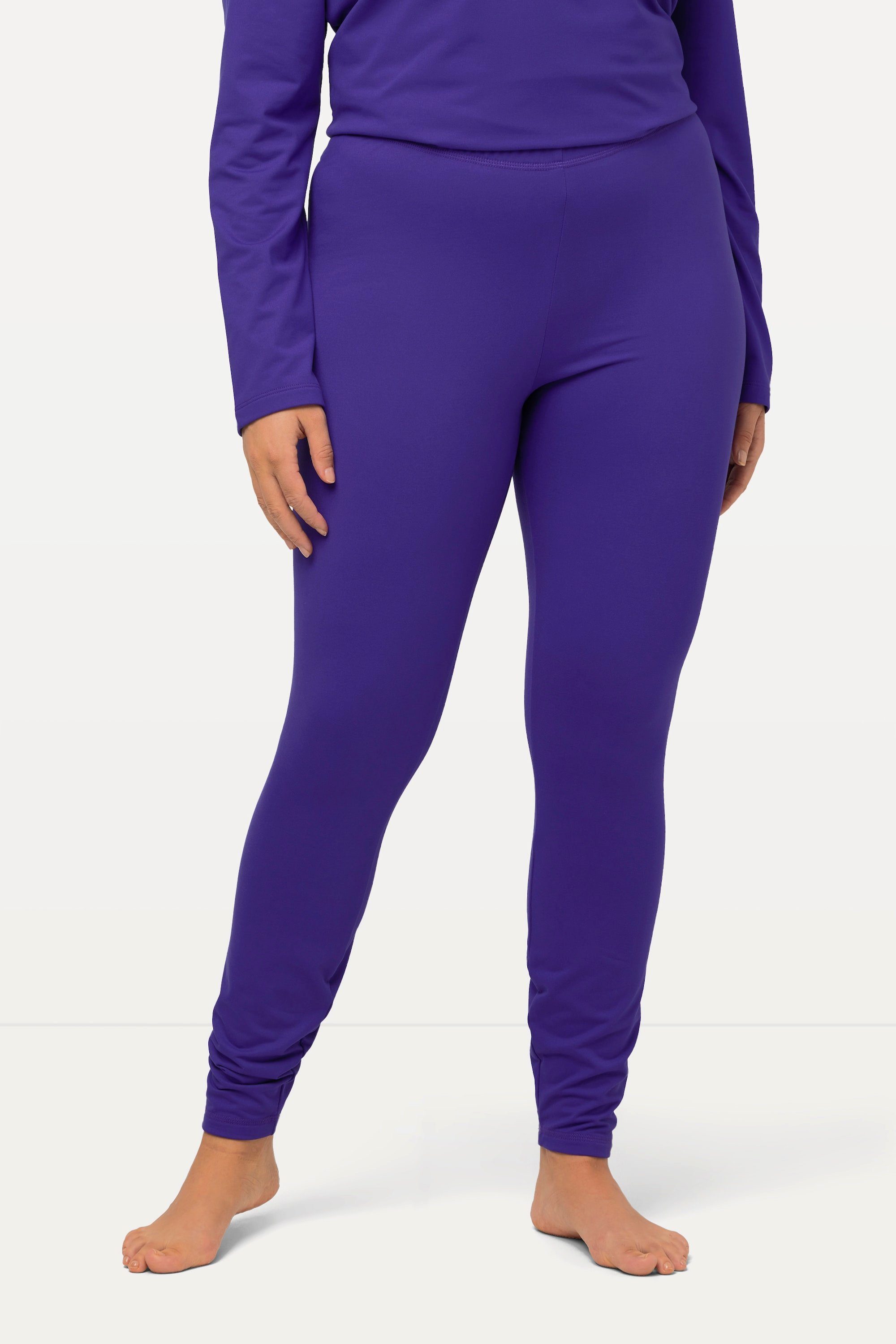 Ulla Popken Funktionshose Ski-Funktionsleggings schnelltrocknend extrawarm