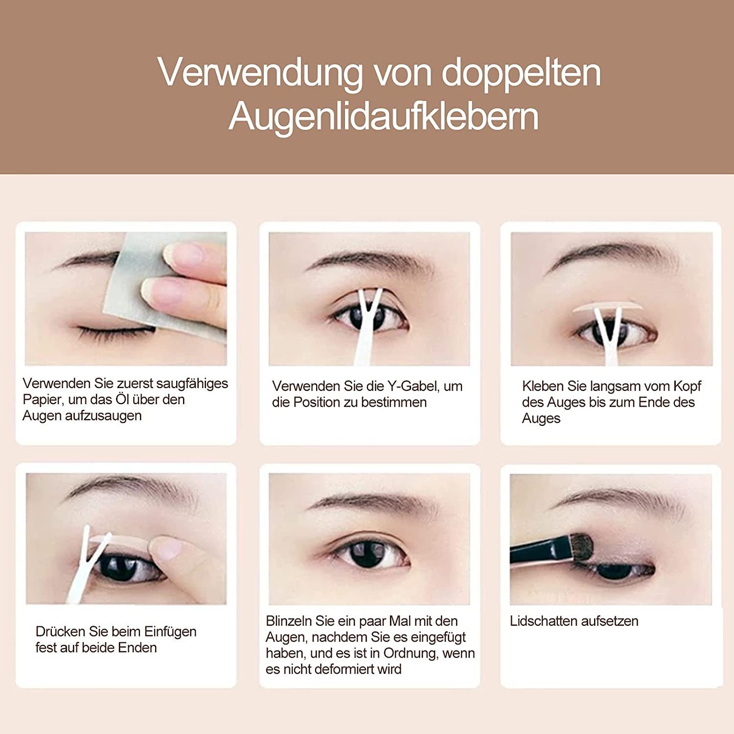 MORRENT Augenlid-Tape 1200 Stück Schlupflid Tapes, Augenlid Stripes Unsichtbare Doppelte Schlupflider Tape Augenlid Lifting ohne OP, Wasserdicht Eyelid Klebeband Augenlid Aufkleber Band mit Gabelstangen Pinzette, hochmatriel