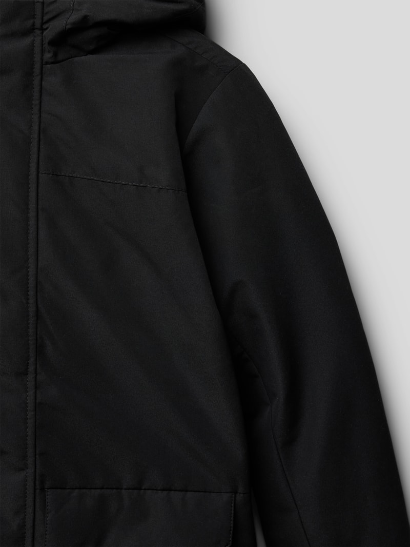 Jacke mit Kapuze Modell 'CHAMP' in schwarz