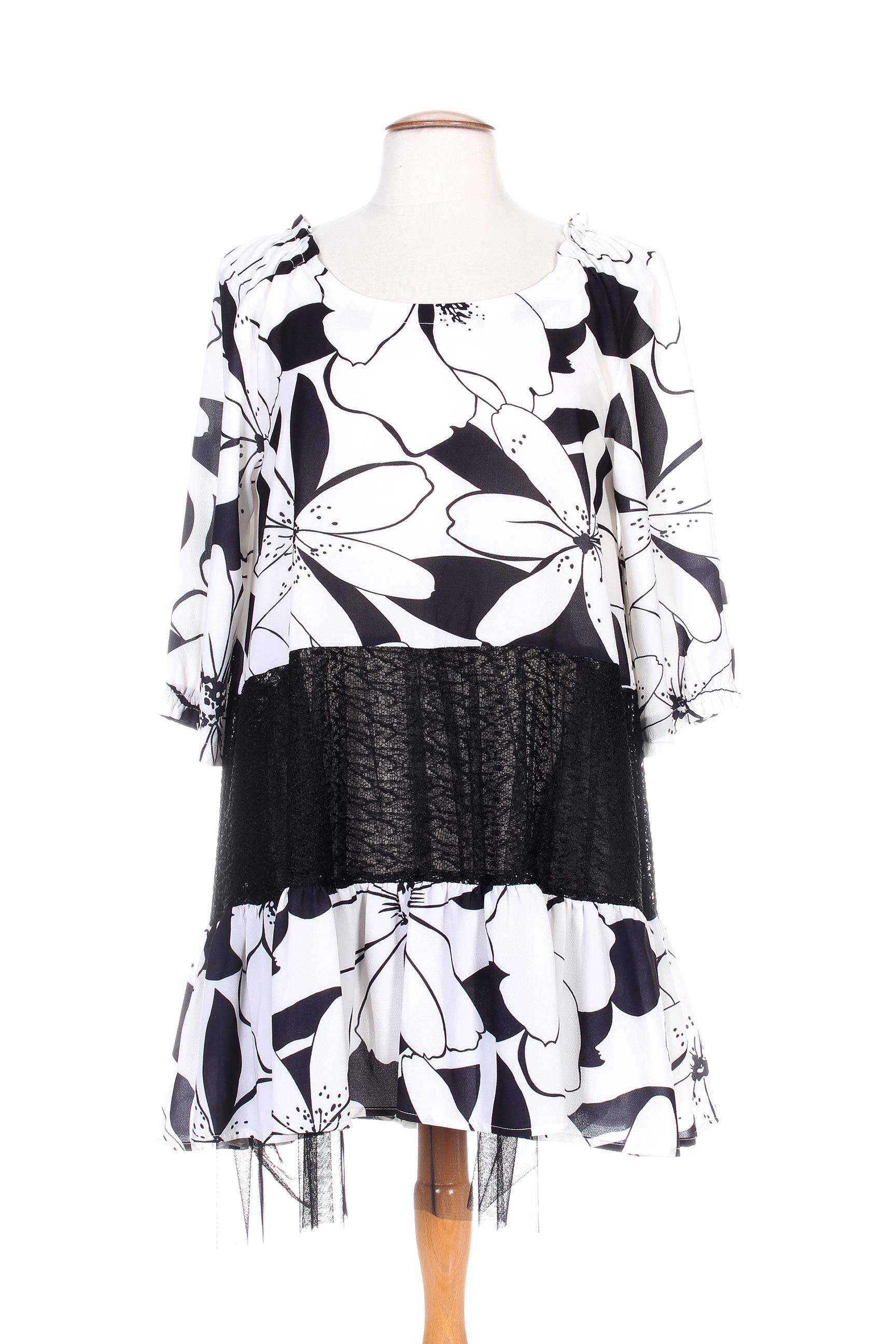 G Oze Tuniquemanchelongue Femme couleur noir