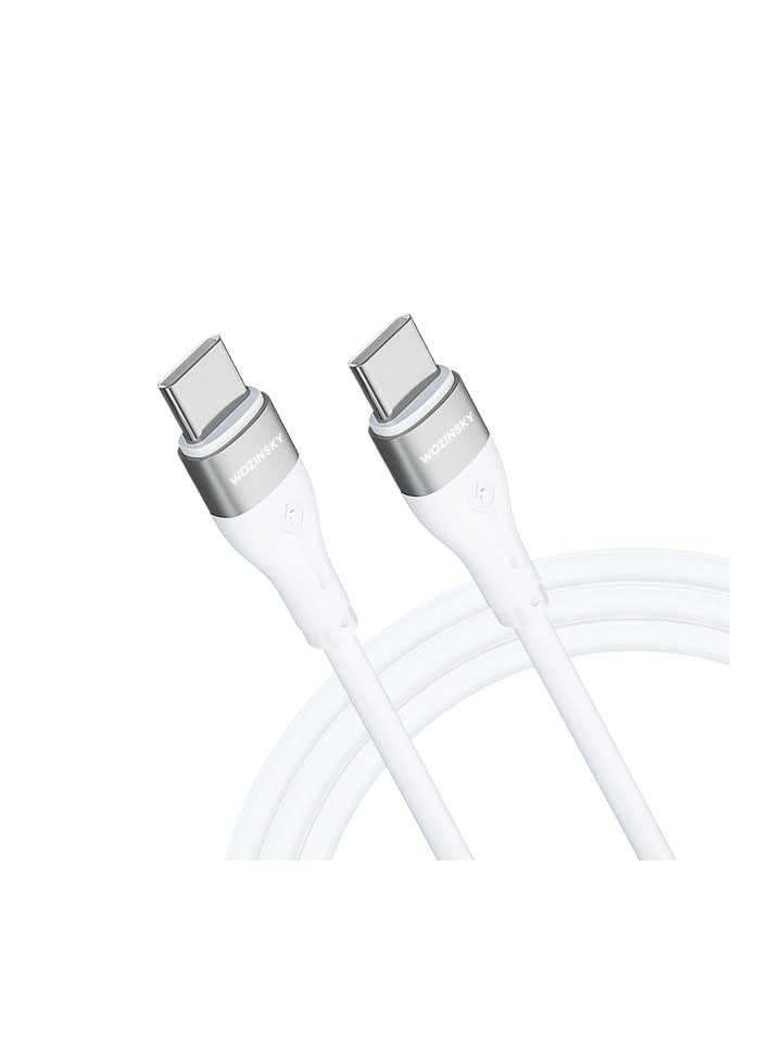 Wozinsky USB-C - USB-C (Typ-C) Ladekabel 65W PD Datenkabel 1 Meter in Schwarz günstig kaufen onesize