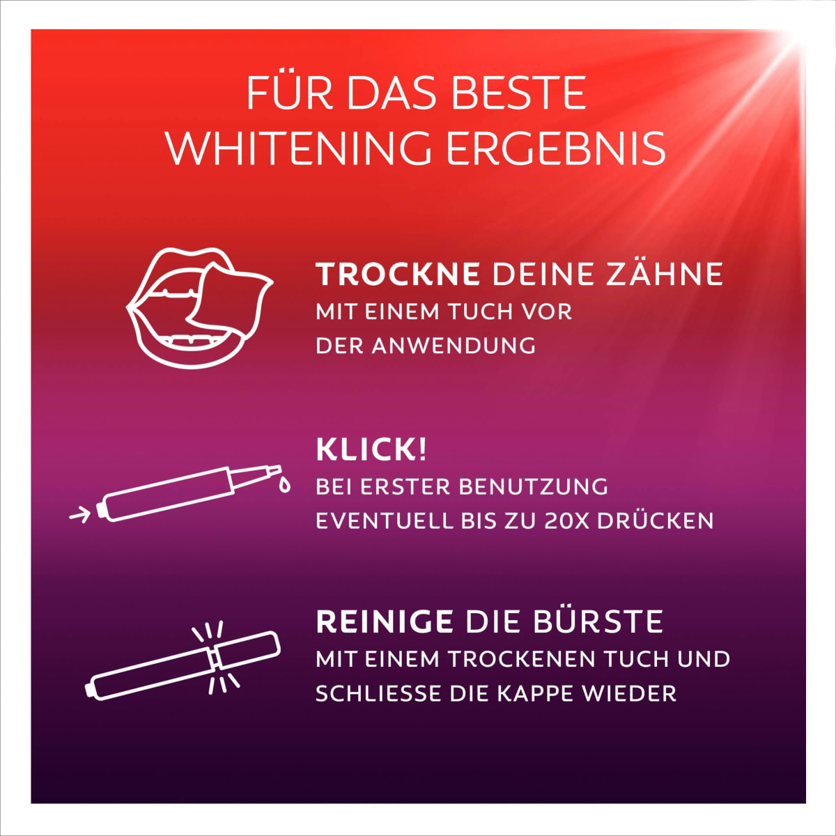 Whitening Stift Overnight Max White, 2,5 ml