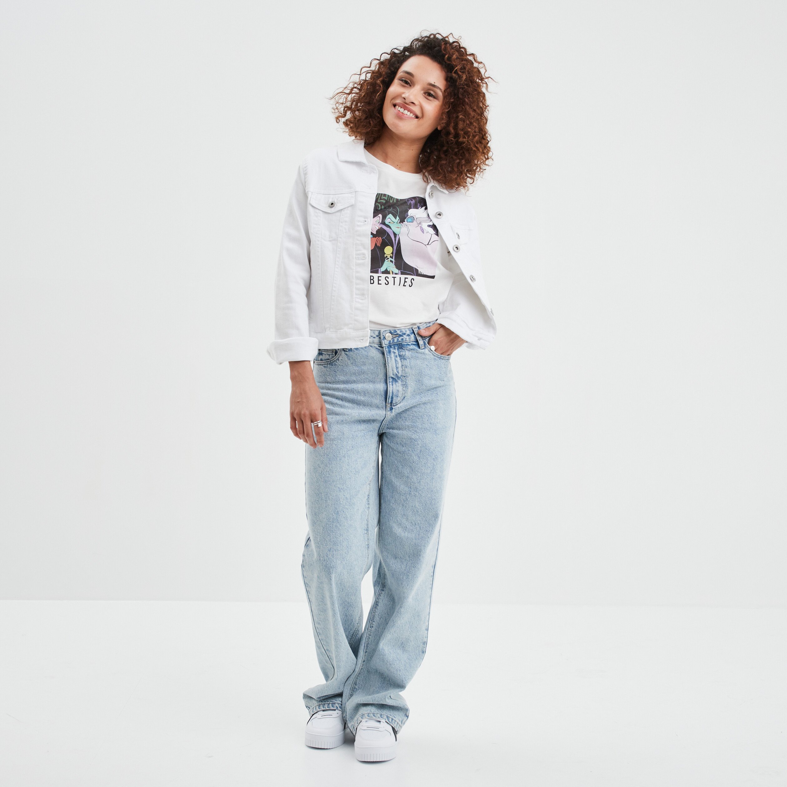 T-shirt manches courtes Vilaines DS ivoire femme | La Halle