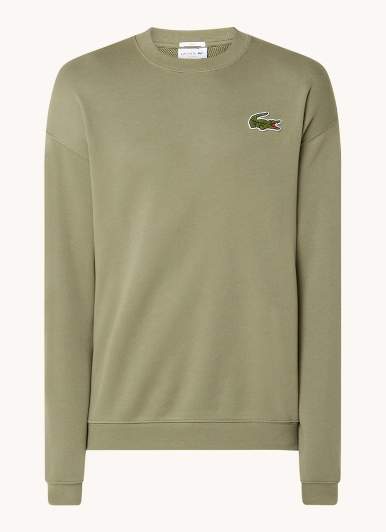 Maglione Lacoste con logo ricamato