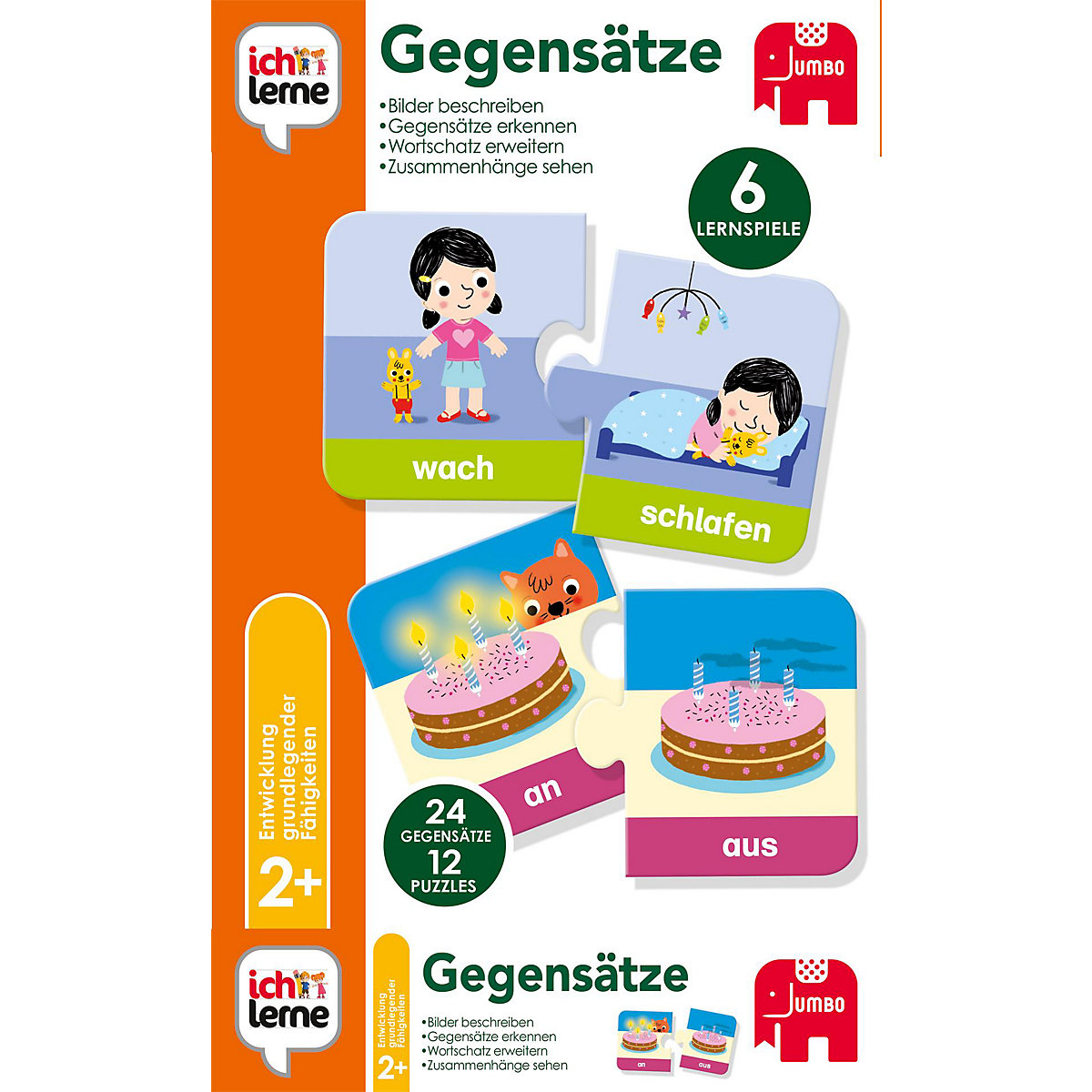 ich lerne - Gegensätze