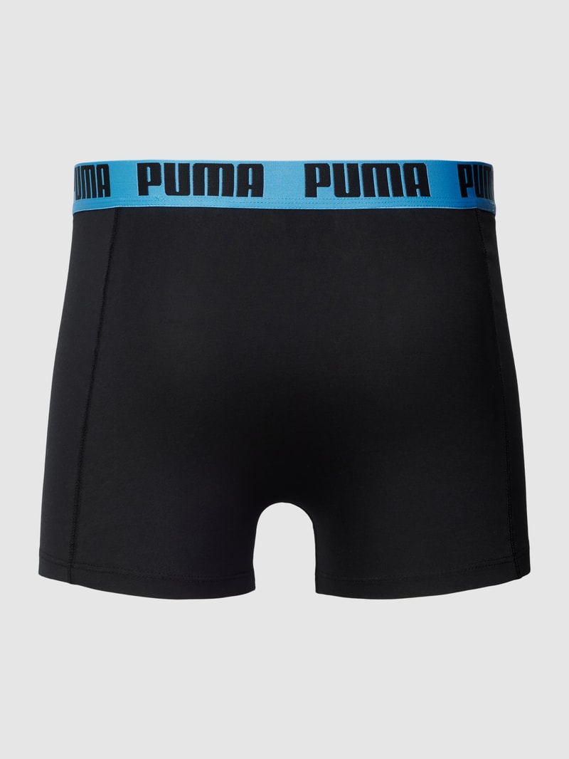 Boxershorts mit elastischem Logo-Bund im 2er-Pack in schwarz