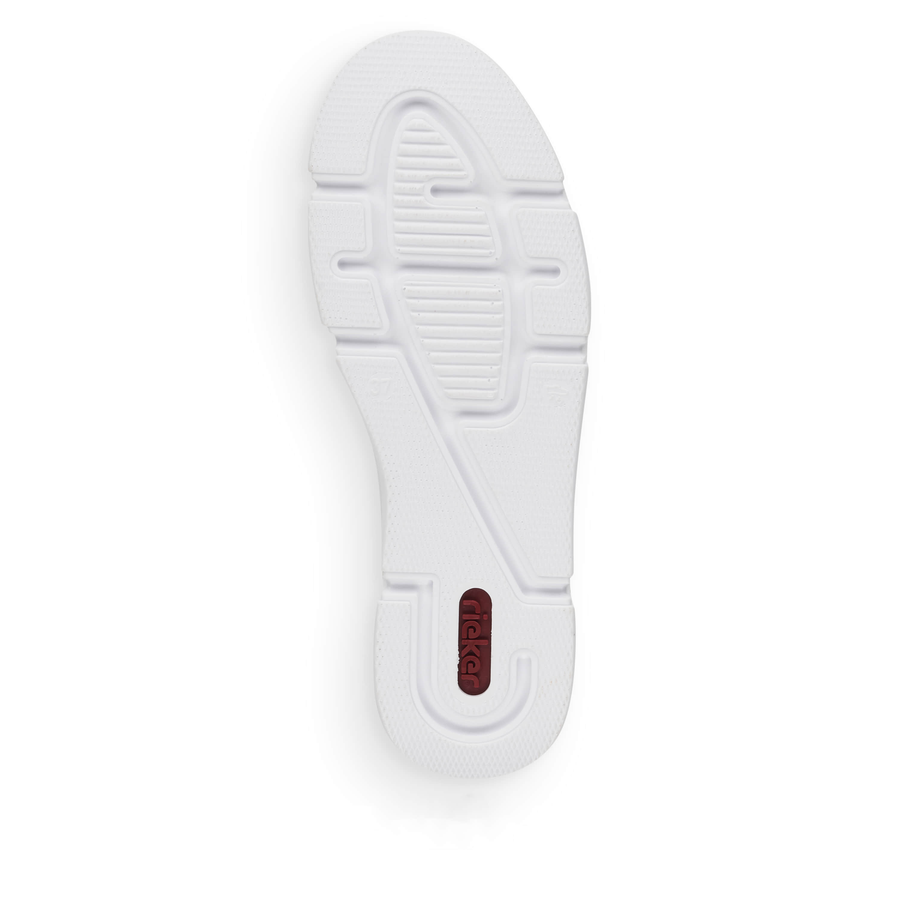 Rieker Damen Sneaker Low reinweiß