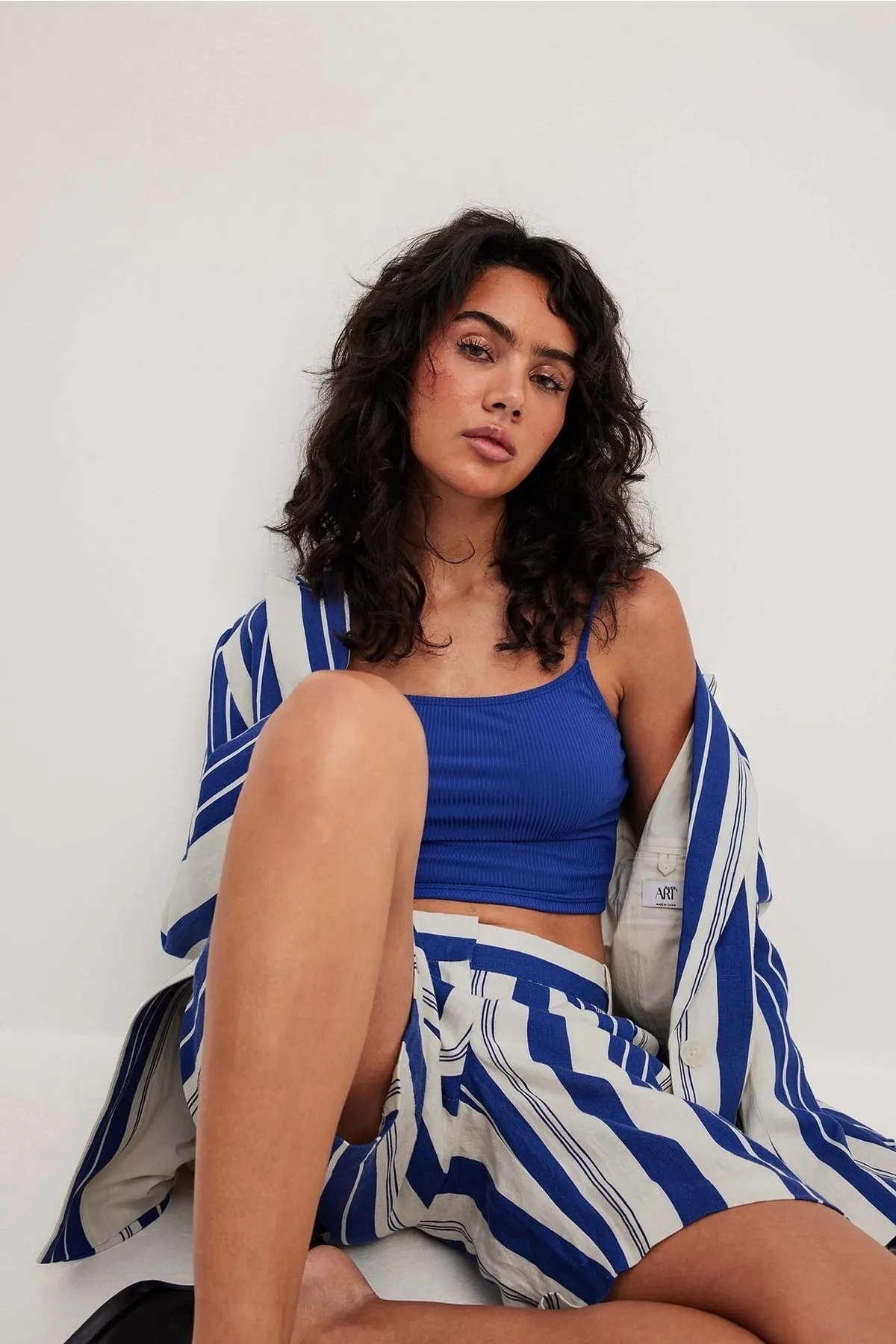 NA-KD  Zweiteiler - Blau - Oversized