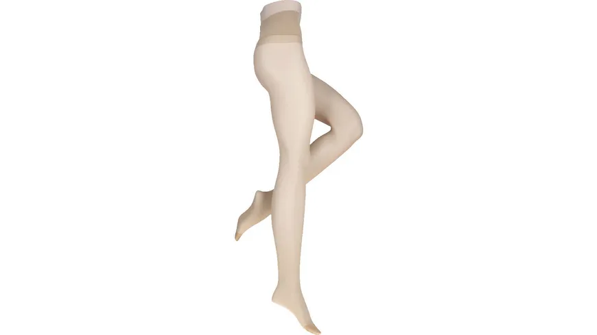WILOX Damen Feinstrumpfhose SAMT MATT 20 DEN teint