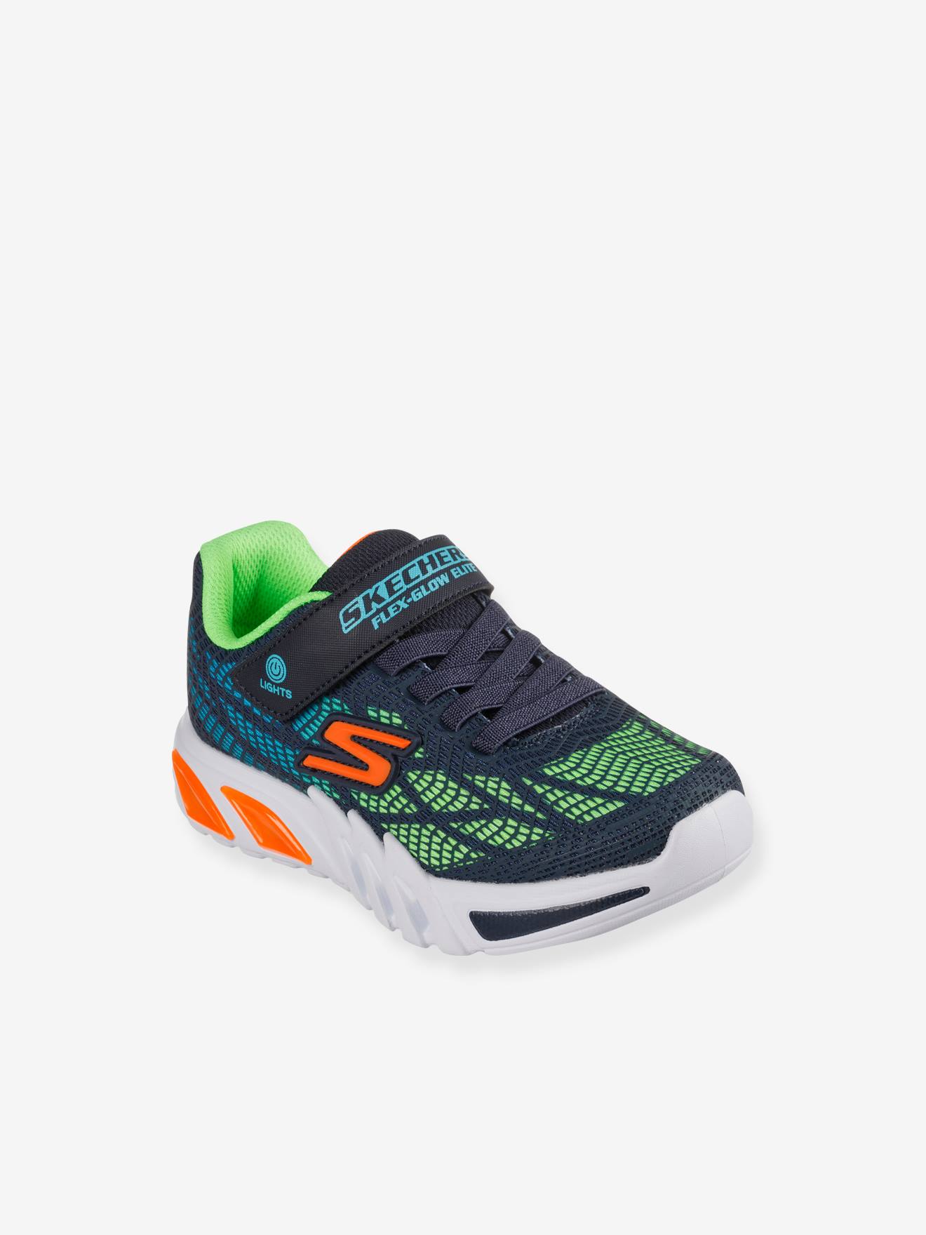 Skechers Kinder Leucht-Sneakers Flex Glow Elite Vorlo 400137L NVMT SKECHERS - grün