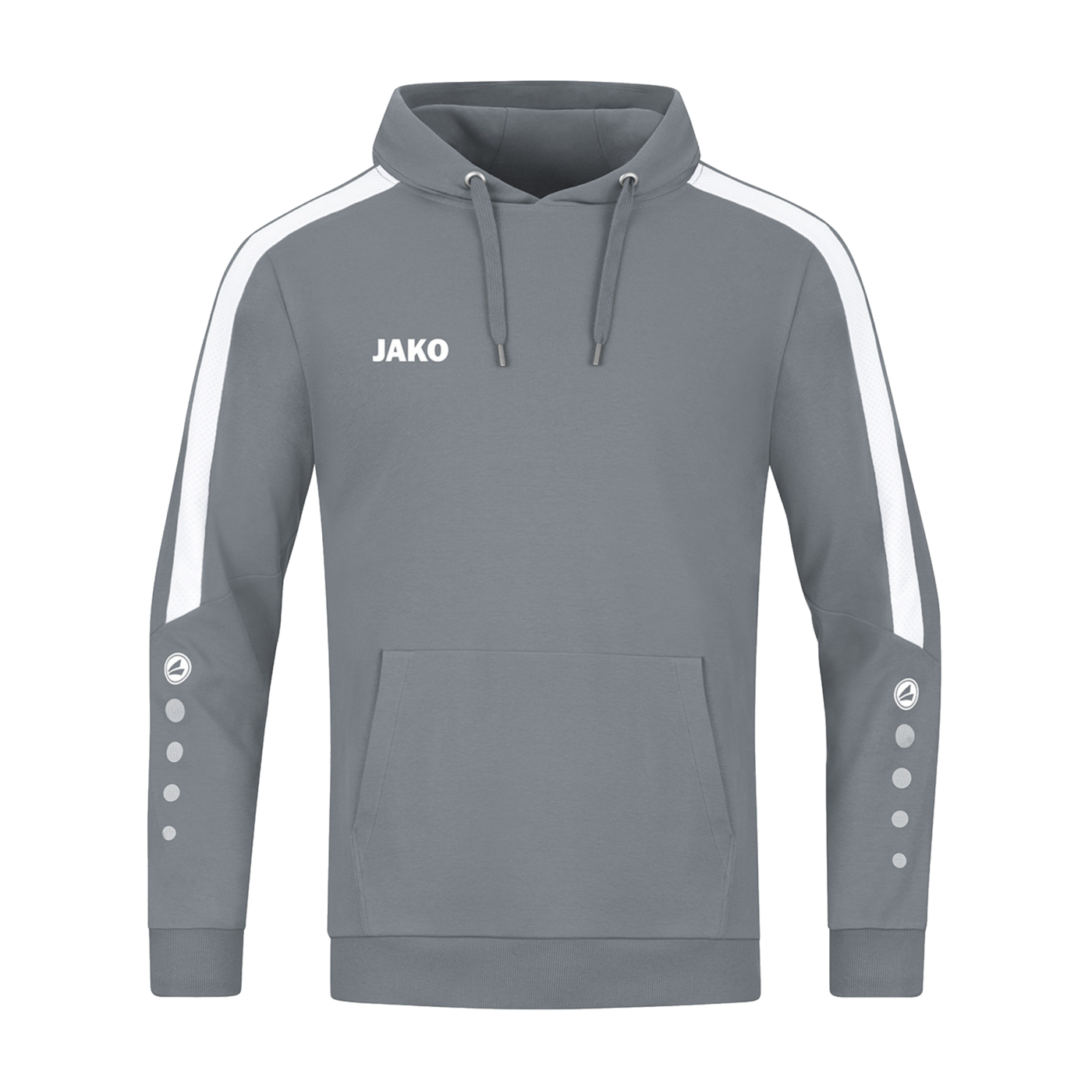 JAKO Power Hoody Damen Grau Weiss F840