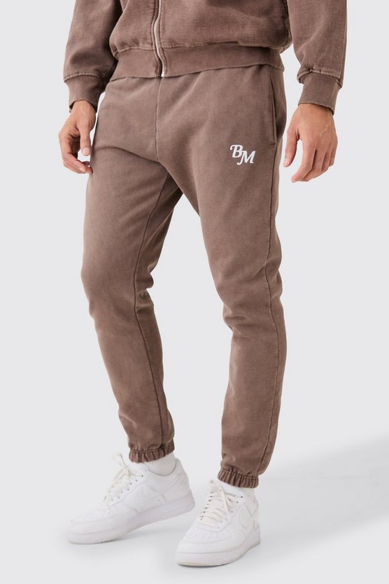 Slim-Fit Jogginghose mit Bm-Print
