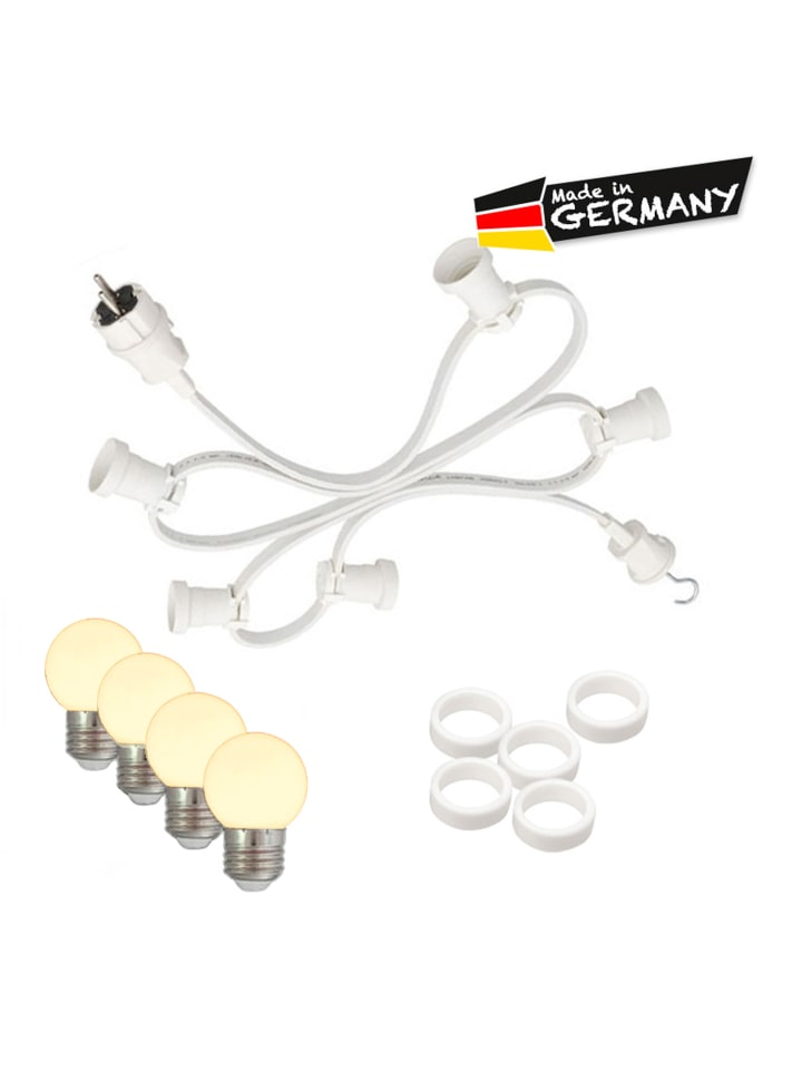 SATISFIRE Garten Party Lichterkette Illu 30 warmweiße LED Kugellampen 10m weiß günstig kaufen onesize