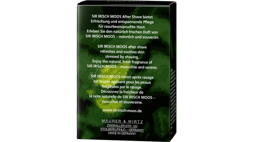 SIR IRISCH MOOS Aftershave