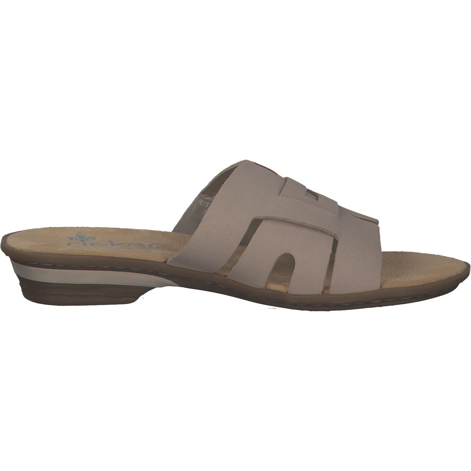 Rieker 63486, Pantoletten & Badeschuhe, Damen, Beige