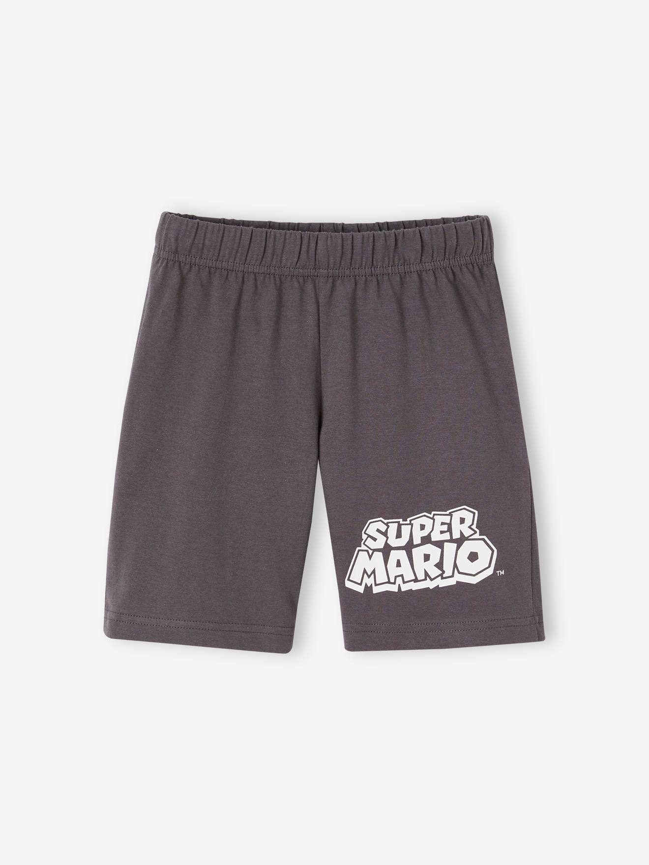 Super Mario Kurzer Kinder Schlafanzug SUPER MARIO - anthrazit
