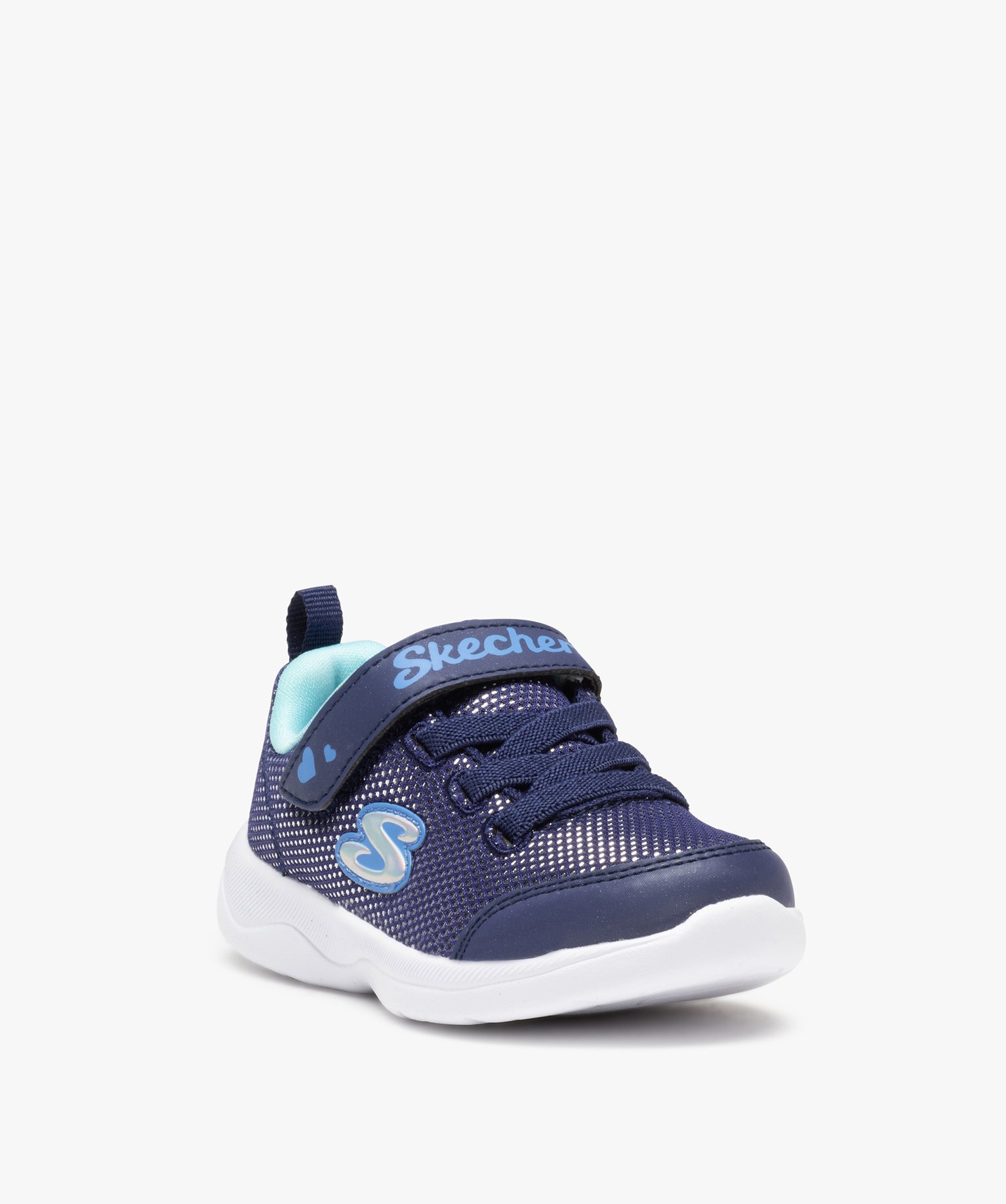 Baskets fille effet pailleté - Sketchers marine | GEMO