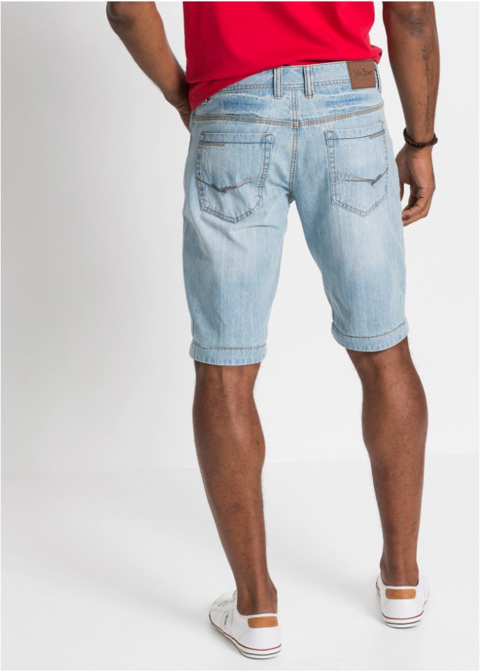 Jeans-Bermuda, Loose Fit