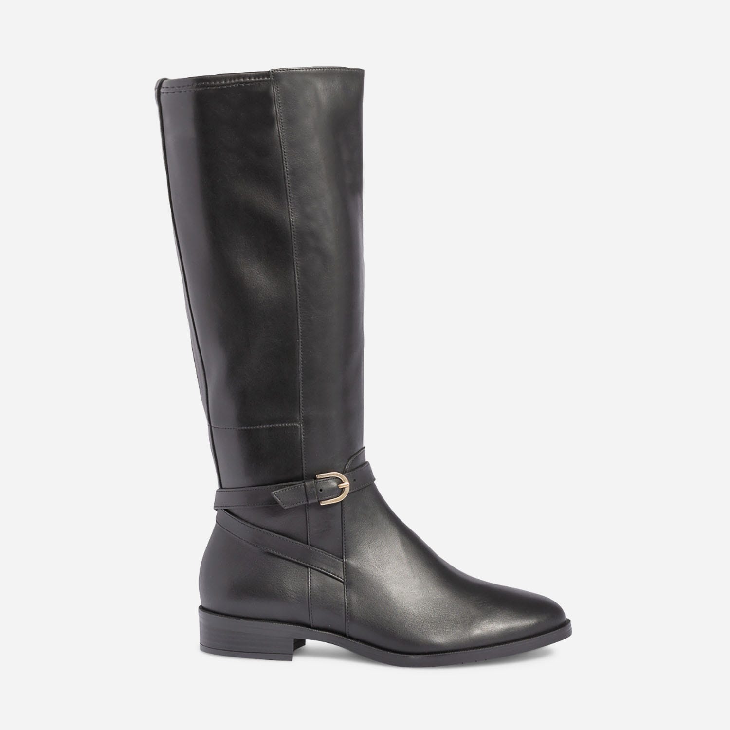 Botte ERAM FLEX noire en cuir à bride