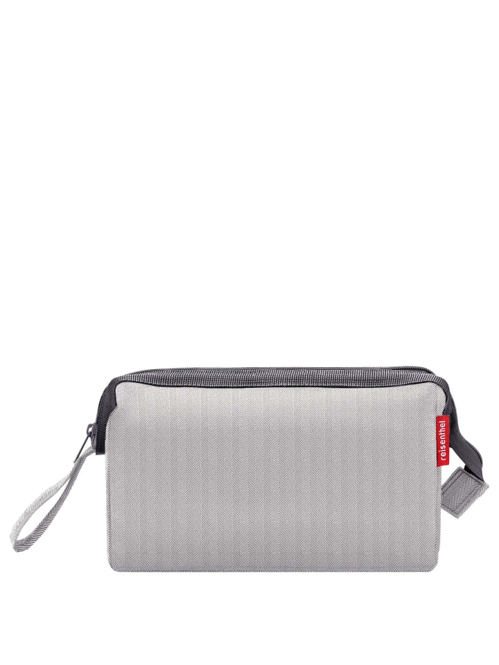 Reisenthel cosmetics travelcosmetic - Kulturbeutel 26 cm (leo nero) in herringbone grey günstig kaufen onesize