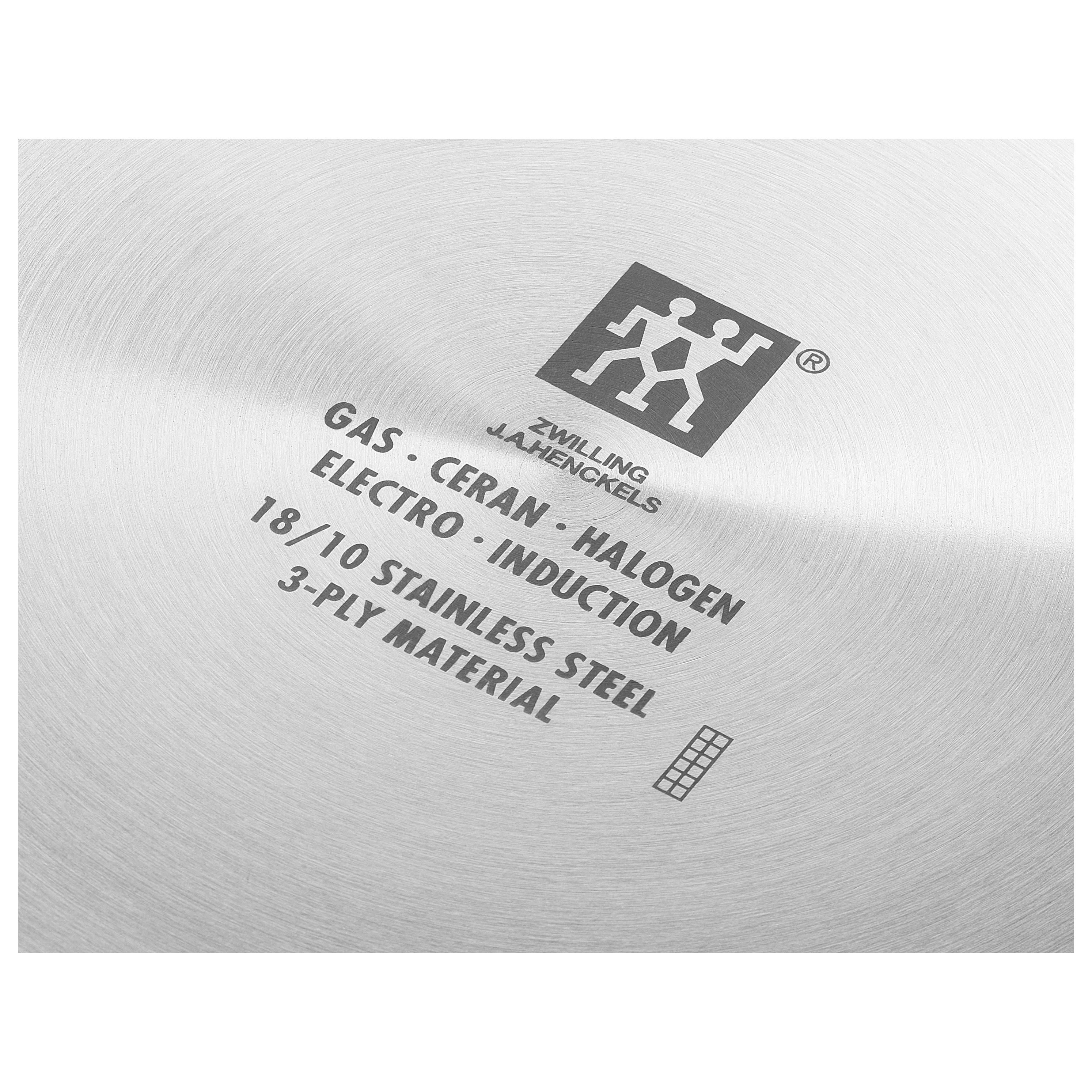 Wok 32 cm, 18/10 Edelstahl