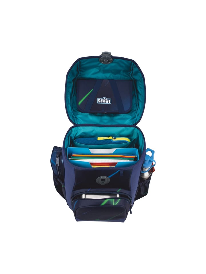 Scout Scout Neo Schulranzen-Set 4 teilig Exklusiv Superflash City Lights günstig kaufen onesize