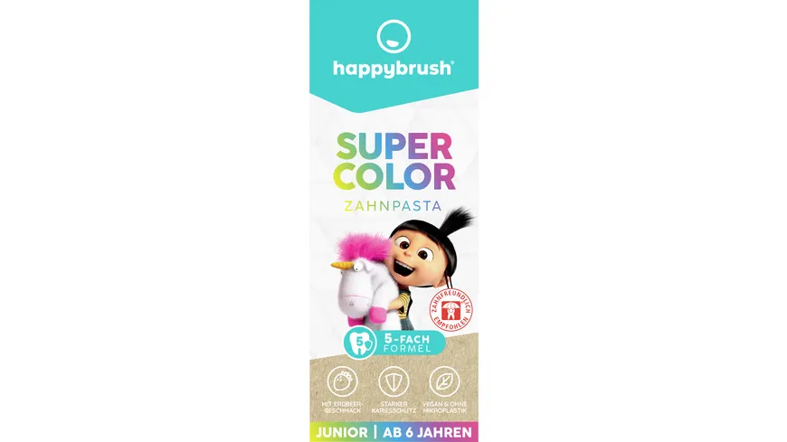 happybrush Super Color Zahnpasta Junior 75 ml