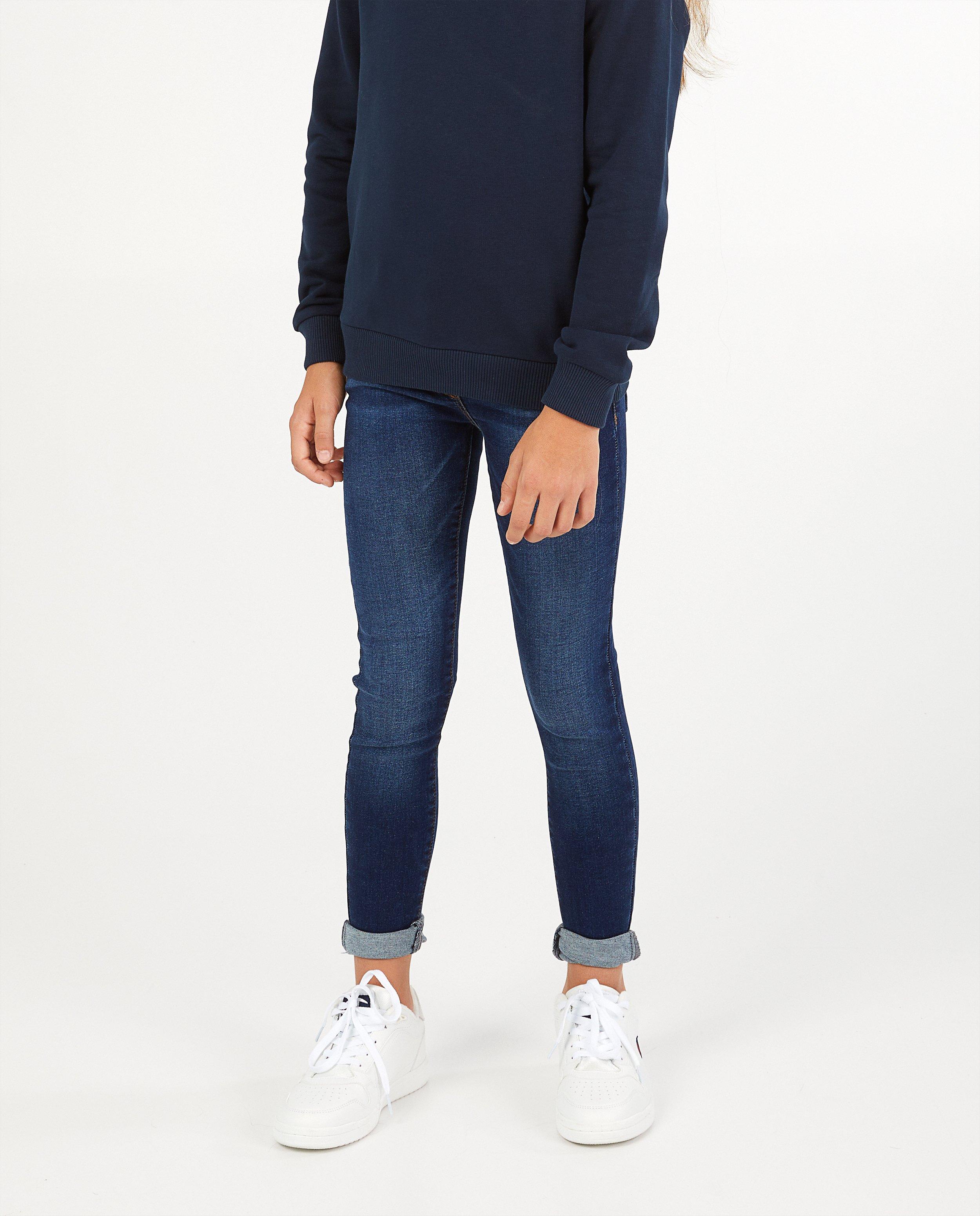 Blugi skinny JBC Blue Marie, 7-14 ani, albastru închis
