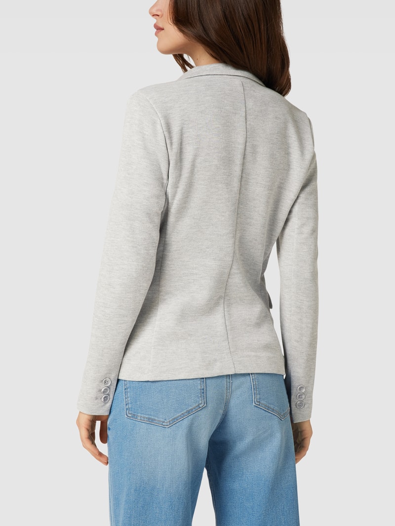 Blazer mit Pattentaschen Modell 'JULIA' in mittelgrau