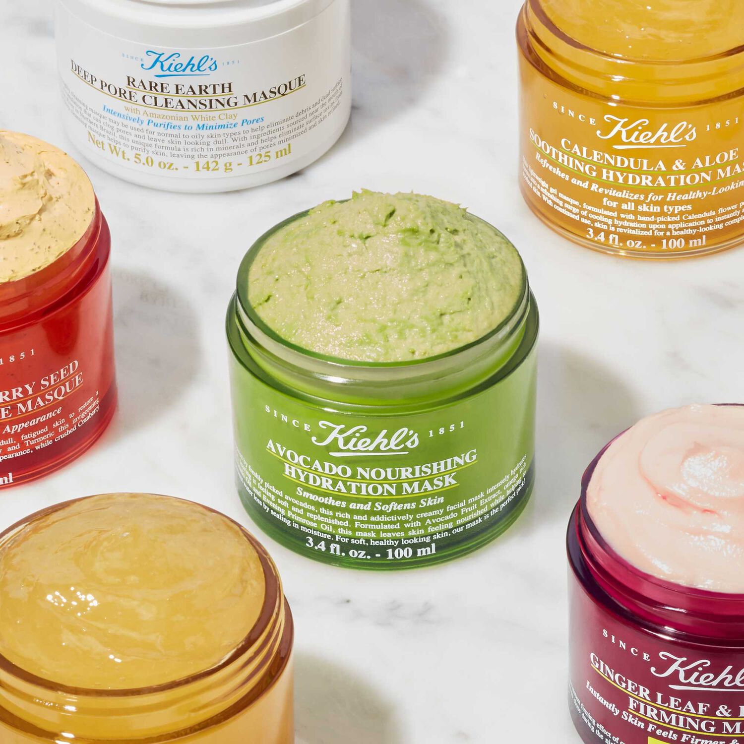 kiehl's Avocado Nourishing Hydration Mask Masque hydratant et nourrissant à l'avocat