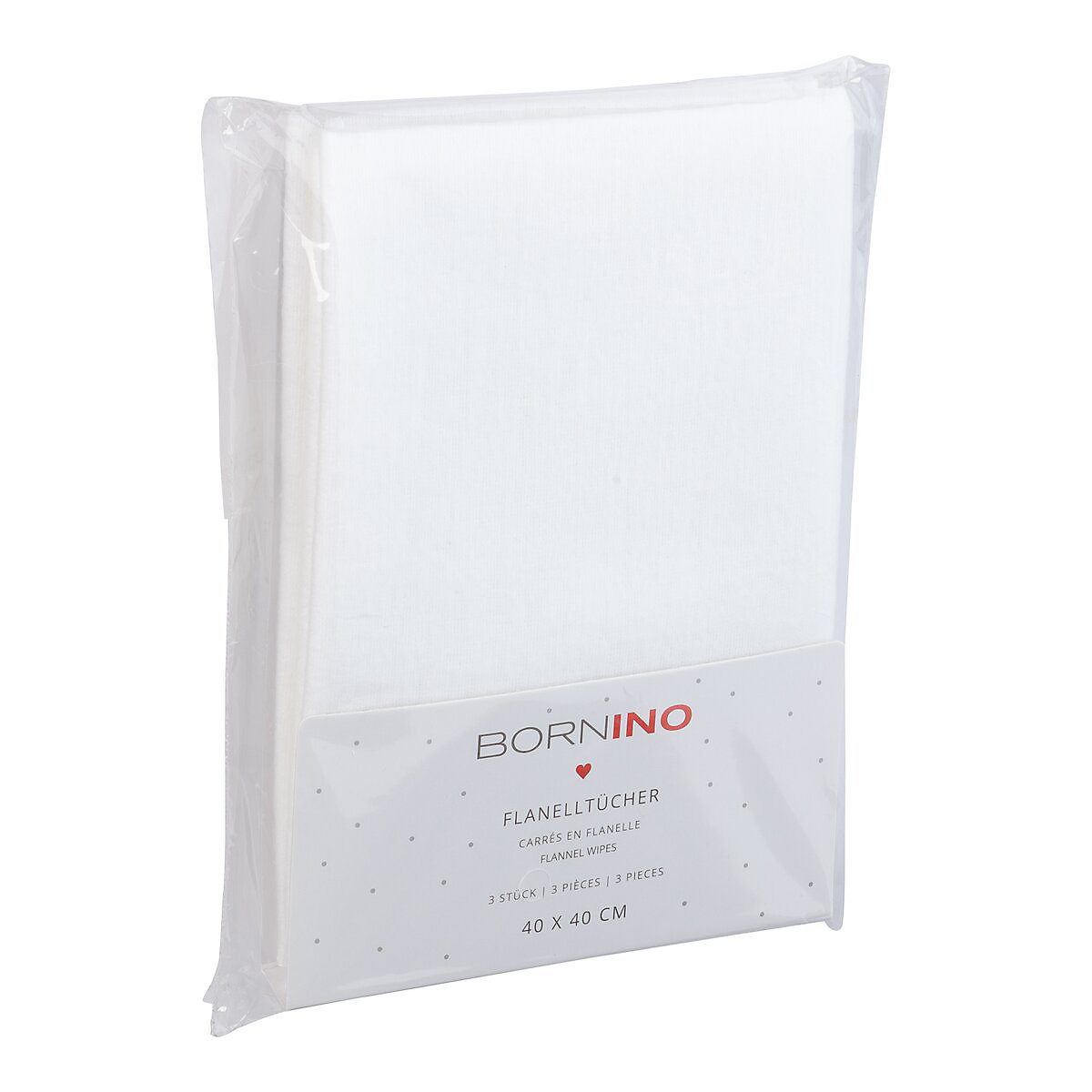 3er-Pack Flanelltücher 40x40 cm