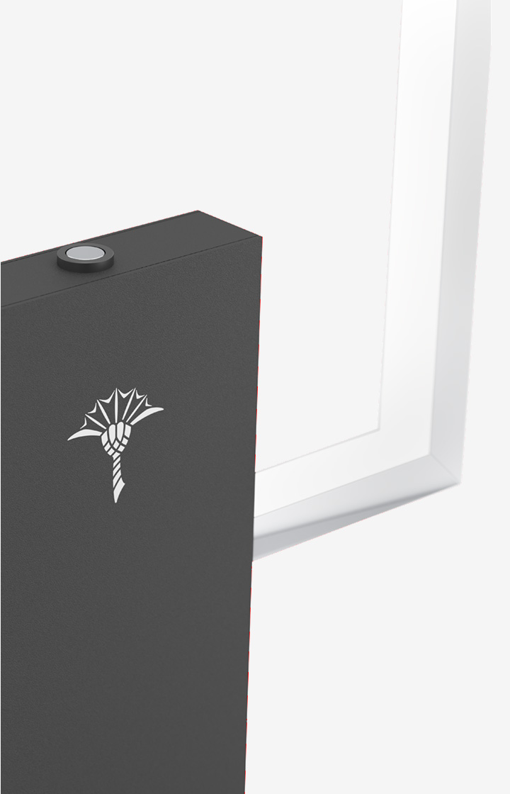 JOOP! CUBE LIGHTS LED-Tischleuchte, Chrom/Schwarz