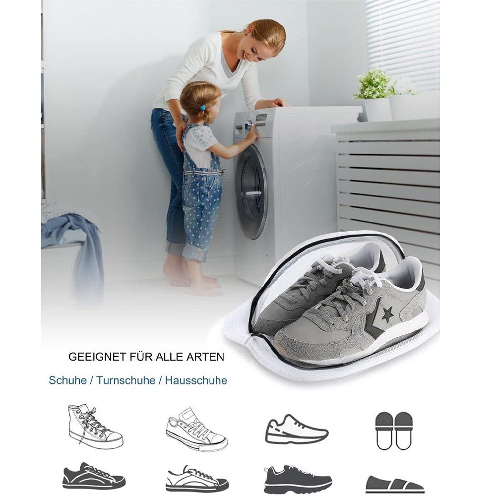 Tian Dee Wäschenetz Wäschenetz Schuhe, 2 Stück Netz Schuhsack Waschmaschine,für Sneaker